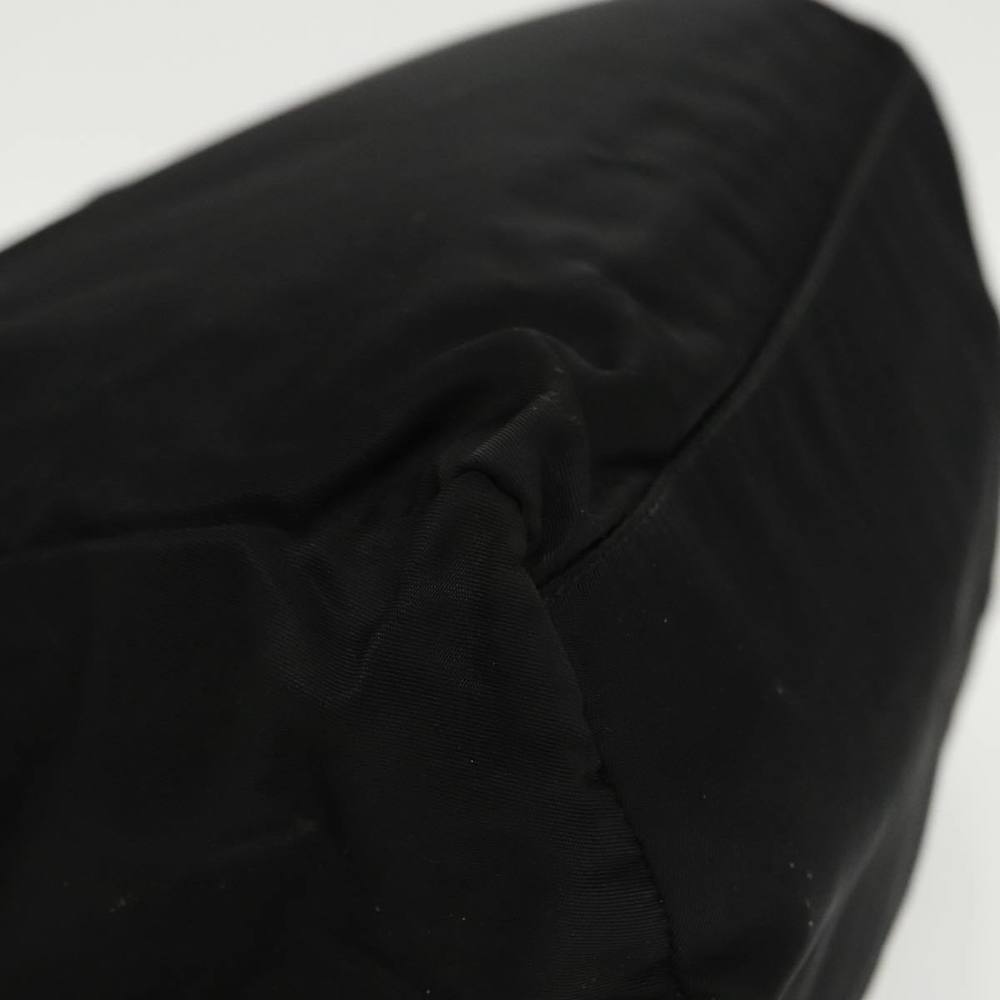PRADA Hand Bag Nylon Black Silver Auth 97691 - Picture 16 of 16